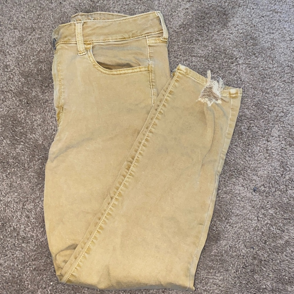 Stretch jeggings from AEO. Minimal wear/ like new.